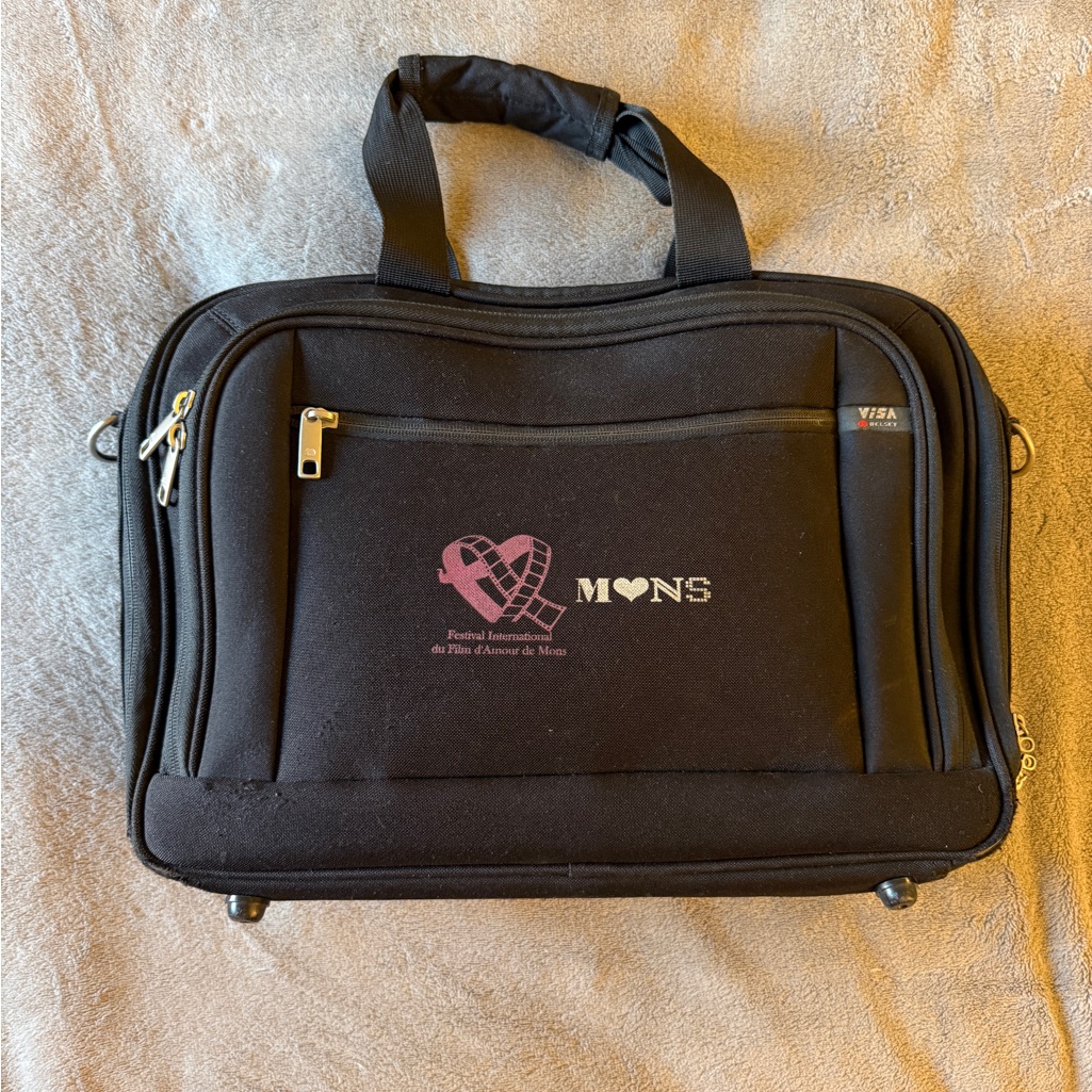 Love International Film Festival Mons Black LaptopDocument Bag
